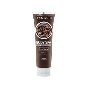 CEK BPOM Hanasui Body Spa Body Exfoliating Gel Coffee With Collagen