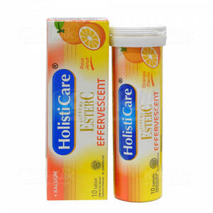 CEK BPOM Holisticare Supreme Ester C Effervescent Orange Flavour