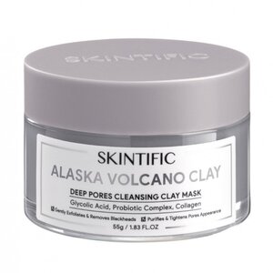 CEK BPOM Skintific Alaska Volcano Clay Deep Pores Cleansing Clay Mask