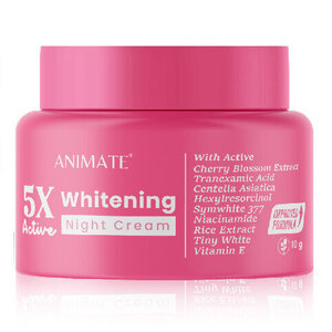 CEK BPOM Animate 5X Active Whitening Night Cream