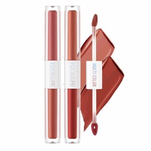 CEK BPOM Focallure Multicolor 2-In-1 Lipstick & Lip Gloss FA327 W06#