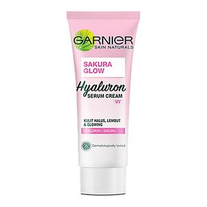 CEK BPOM Garnier Skin Naturals Sakura Glow Hyaluron Serum Cream SPF30 PA+++