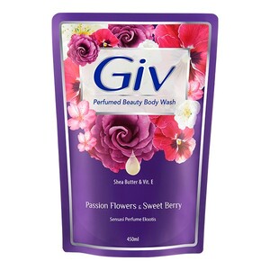 CEK BPOM Giv Body Wash Passion Flowers & Sweet Berry