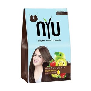 CEK BPOM NYU Creme Hair Colour, Natural Brown