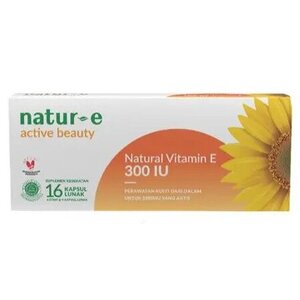 CEK BPOM Natur-E Active Beauty Natural Vitamin E 300 Iu