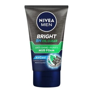 CEK BPOM Nivea MEN Bright Oil Clear Anti-Shine + Purify Mud Foam