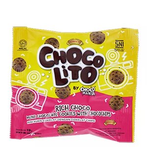 Chocolito Kukis Mini Cokelat dengan Cokelat Chips