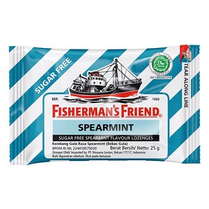 Fisherman`s Friend Kembang Gula Rasa Spearmint (Spearmint Flavour Lozenges)