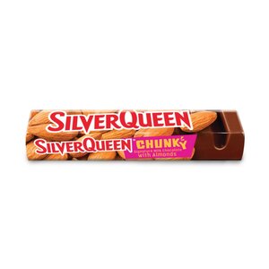 Silver Queen (Chunky) Cokelat Susu dengan Kacang Almond