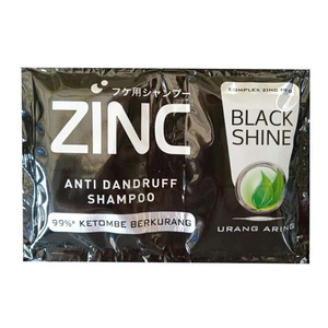 Zinc Anti Dandruff Shampoo Black Shine ( Urang Aring )