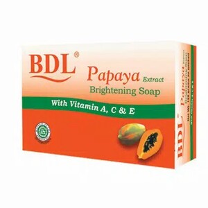 BDL Papaya Extract Brightening Soap With Vitamin A C & E