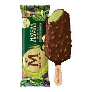 Magnum Es Krim Rasa Matcha Dilapisi Cokelat dan Potongan Biskuit