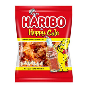 Haribo Kembang Gula Lunak Jeli Rasa Cola Bertabur Gula (Happy Cola Zourr)