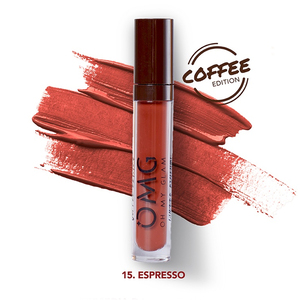 OMG Oh My Glam Matte Kiss Lip Cream 15 Espresso