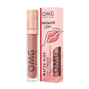 OMG Oh My Glam Matte Kiss Lip Cream Socialite Edition 16 Elegant