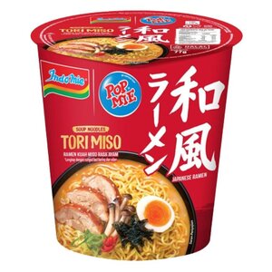 Pop Mie Mi Instan Cup Ramen Kuah Miso Rasa Ayam