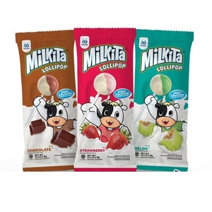 Milkita Permen Lunak Susu Aneka Rasa (Cokelat Stroberi Melon)