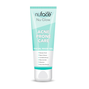 Nuface Nu Glow Acne Prone Care Facial Wash Gel