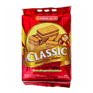 Khong Guan Classic Wafer Dengan Krim Coklat