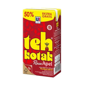 Teh Kotak Minuman Teh Rasa Apel