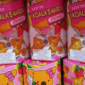 Cek Bpom Lotte (Koalas March) Biskuit Isi Krim Rasa Stroberi